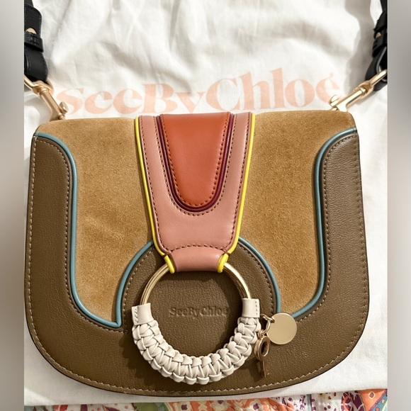 See By Chloe Handbags - SEE BY CHLOE HANA BAG (NOT MINI) COCONUT BROWN (rare)